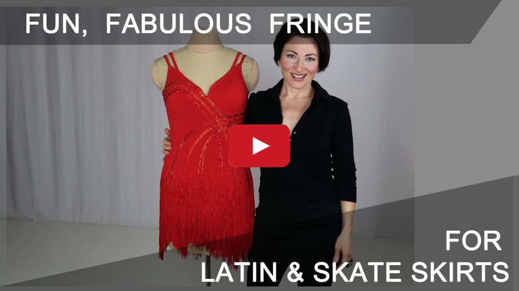 Fun, fabulous fringe for Latin, Country and Skater dresses