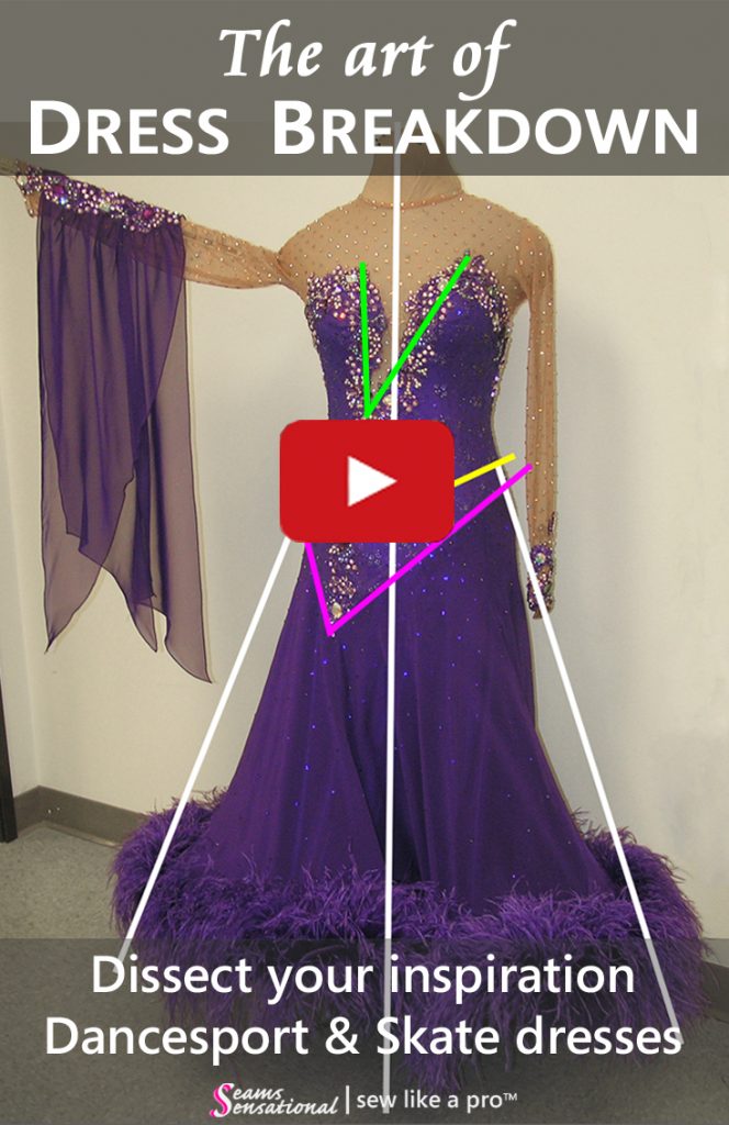 Dress Breakdown: dissect a competition Dancesport ballgown