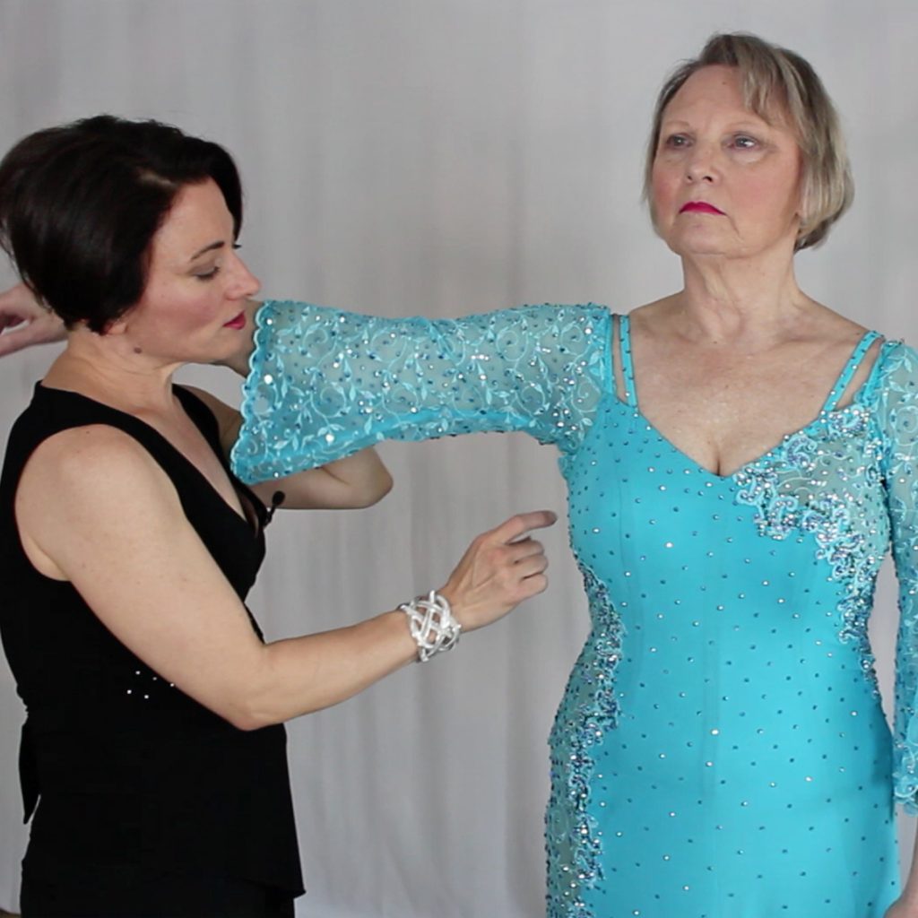 How to do perfect leotard fittings on women's competition Ballroom, Country, Skate dresses.