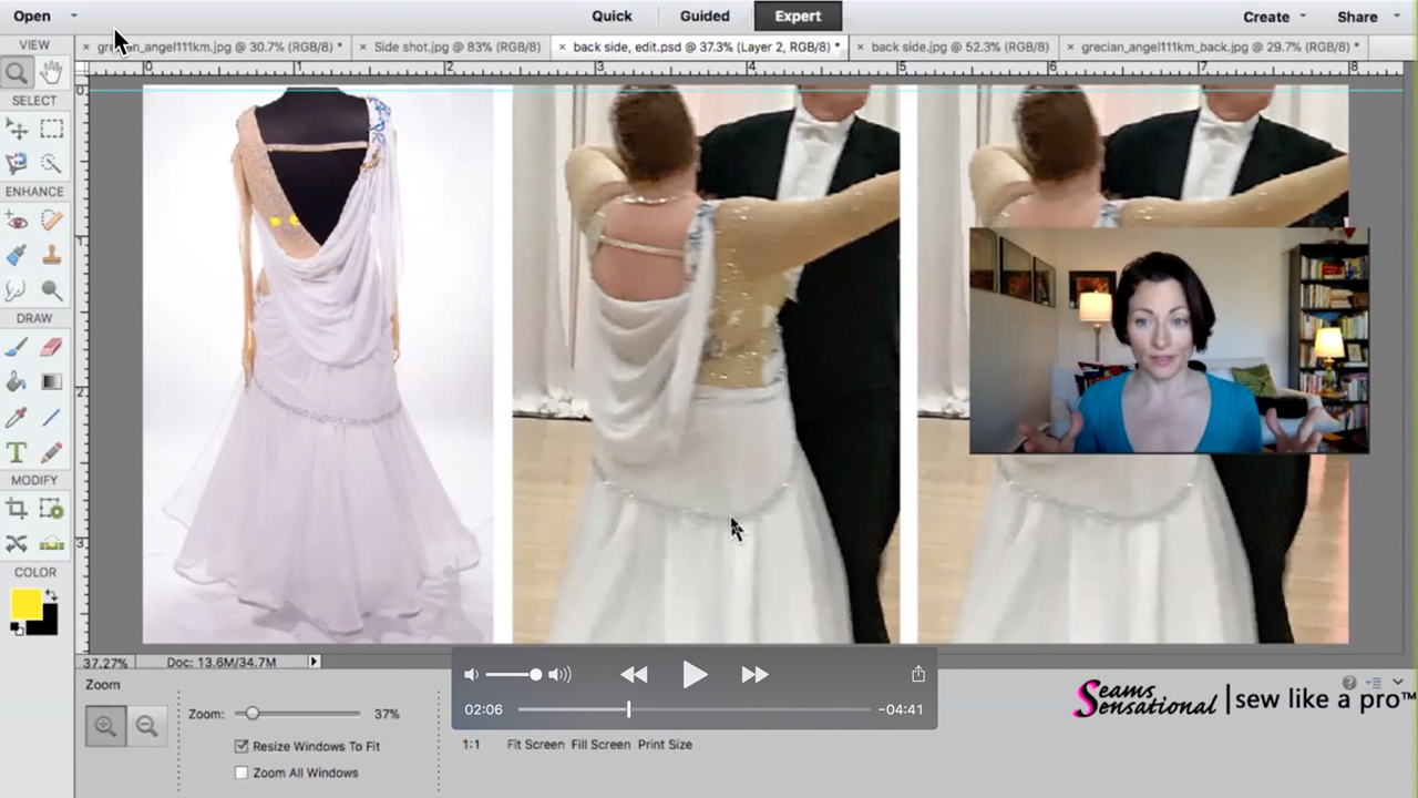 RE-DESIGN: a bargain dance dress gets a make-over