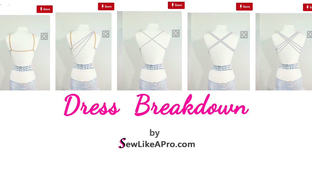 Decorative Back Straps For Your Dancesport, Country or Ice Skating Dress