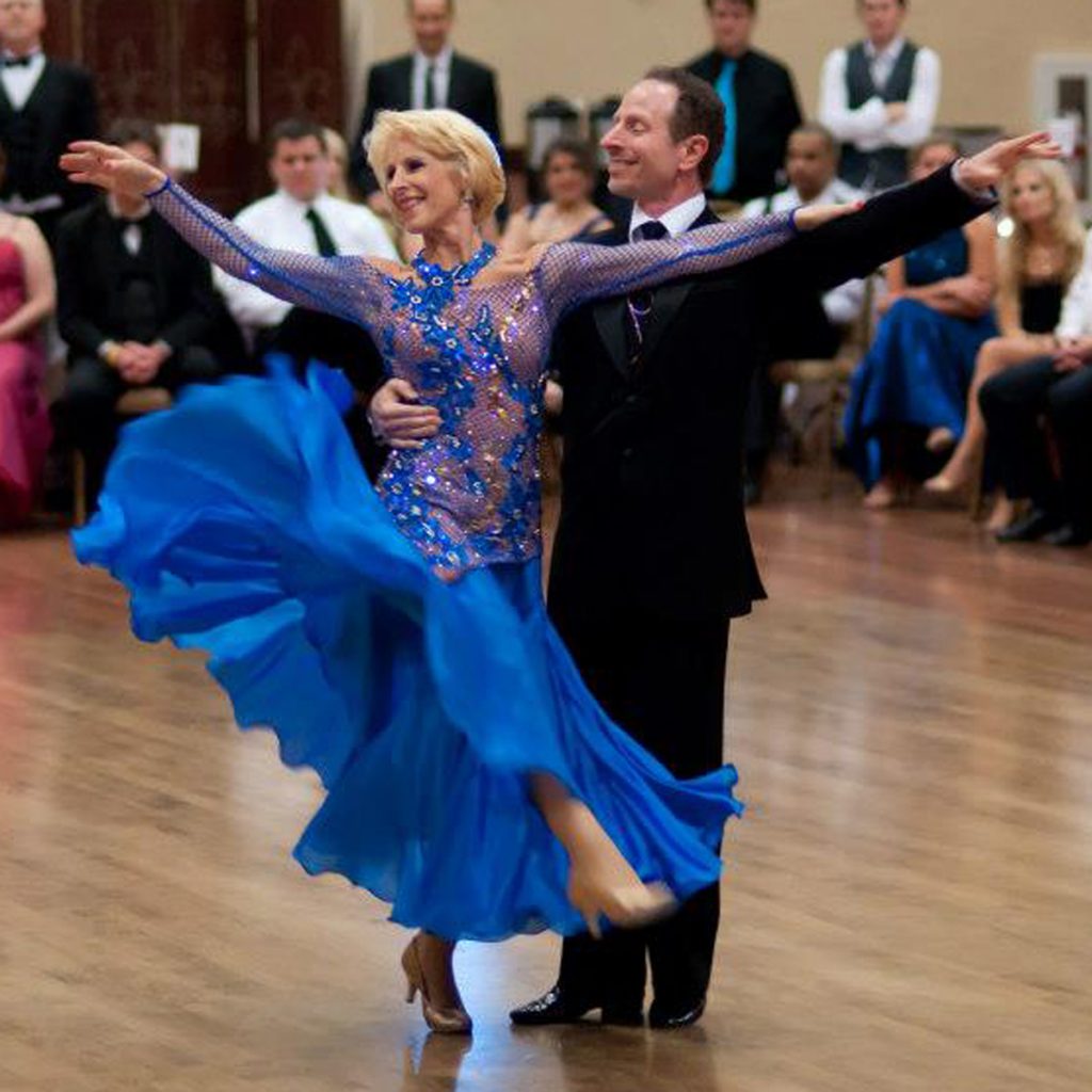 Dancesport judge, Jenell Maranto with Jim Maranto, U.S., Smooth Champions, ballroom dance, ballroom dancing