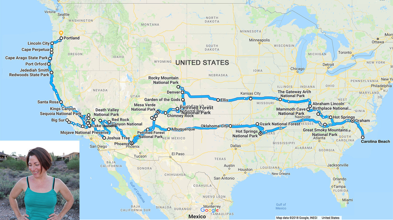 Personal blog: My Five Month Cross-Country Journey