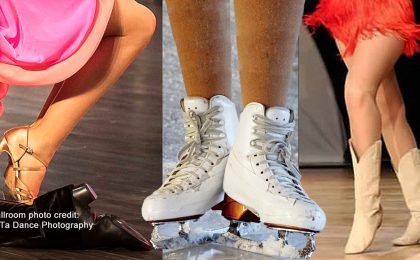 How to Choose Ballroom Shoes, Country & Figure Skating Boots, ballroom photo by JoTa Dance Photography