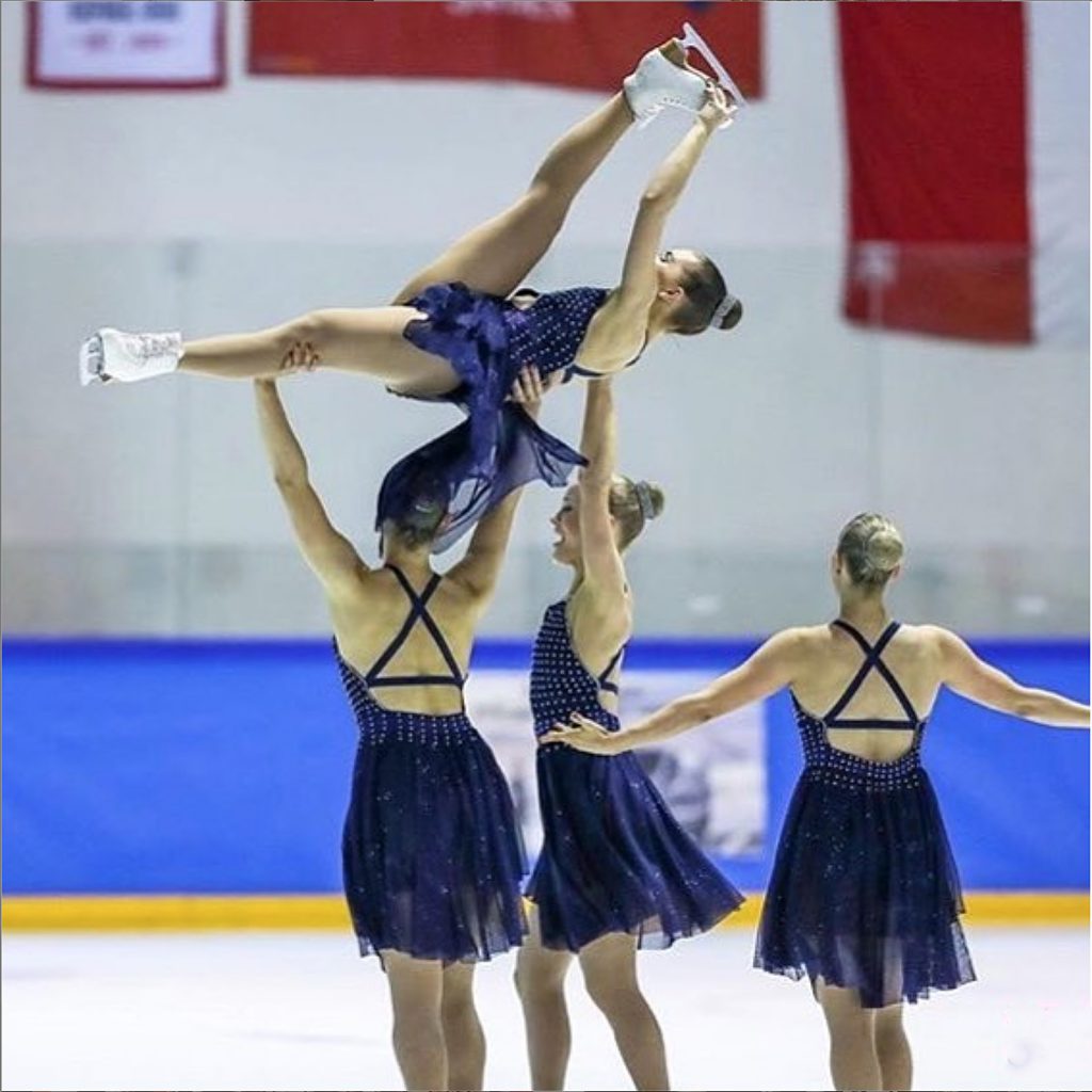 synchro skating dress design by Jannika Lilja,