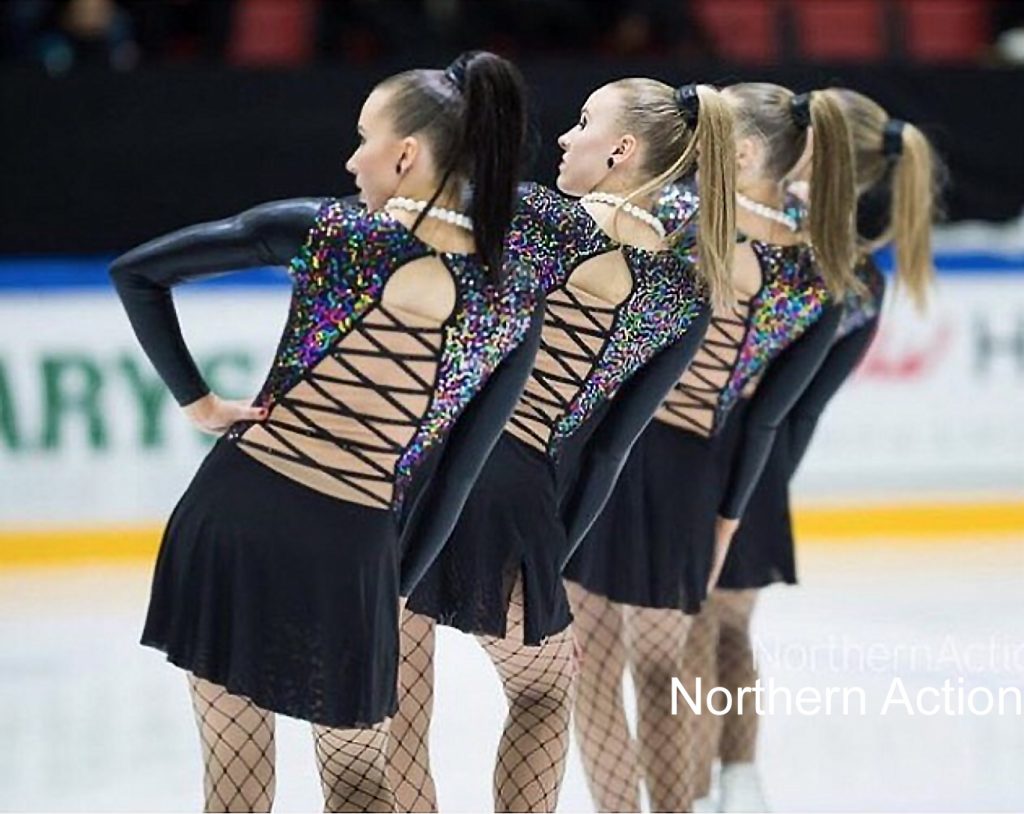 synchro skating dress design by Jannika Lilja