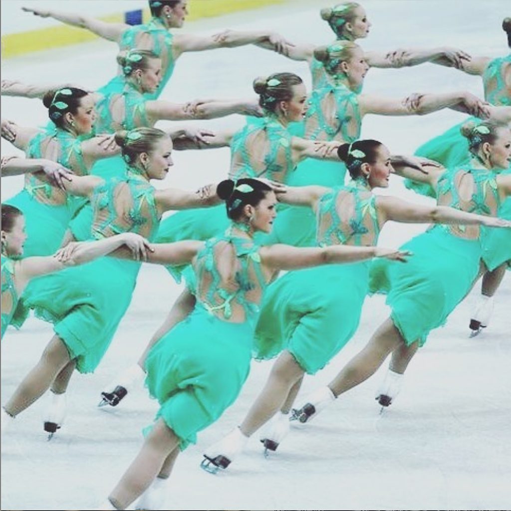 synchro skating dress design by Jannika Lilja