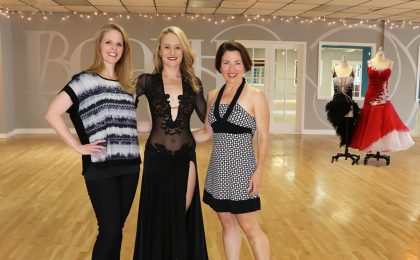 Sherri Hansen, Sew Like A Pro™ members and Teresa Sigmon . . . Smooth dance dress, ballgown, mesh