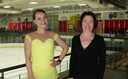 sweetheart neckline, feminine ice skating dress, Kylie Self, Teresa Sigmon