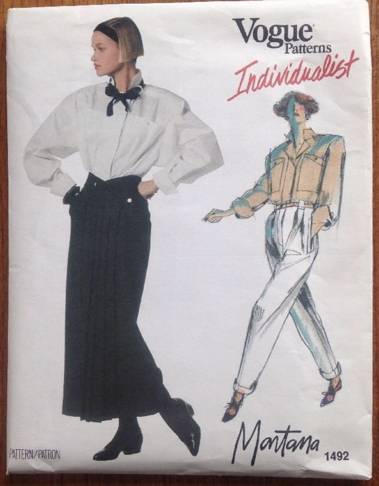 Vogue pattern 1492 Claude Montana, Happy Mother's Day to my sewing mom who made this outfit for me in high school.