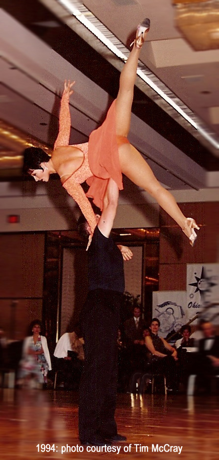 Teresa Sigmon Jeff Robinson 1994 theater arts ballroom dancing photo by Tim McCray