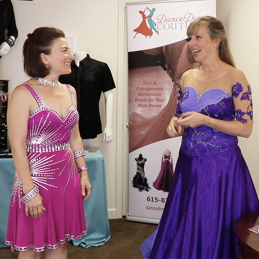 teresa and duffy at dance dress couture
