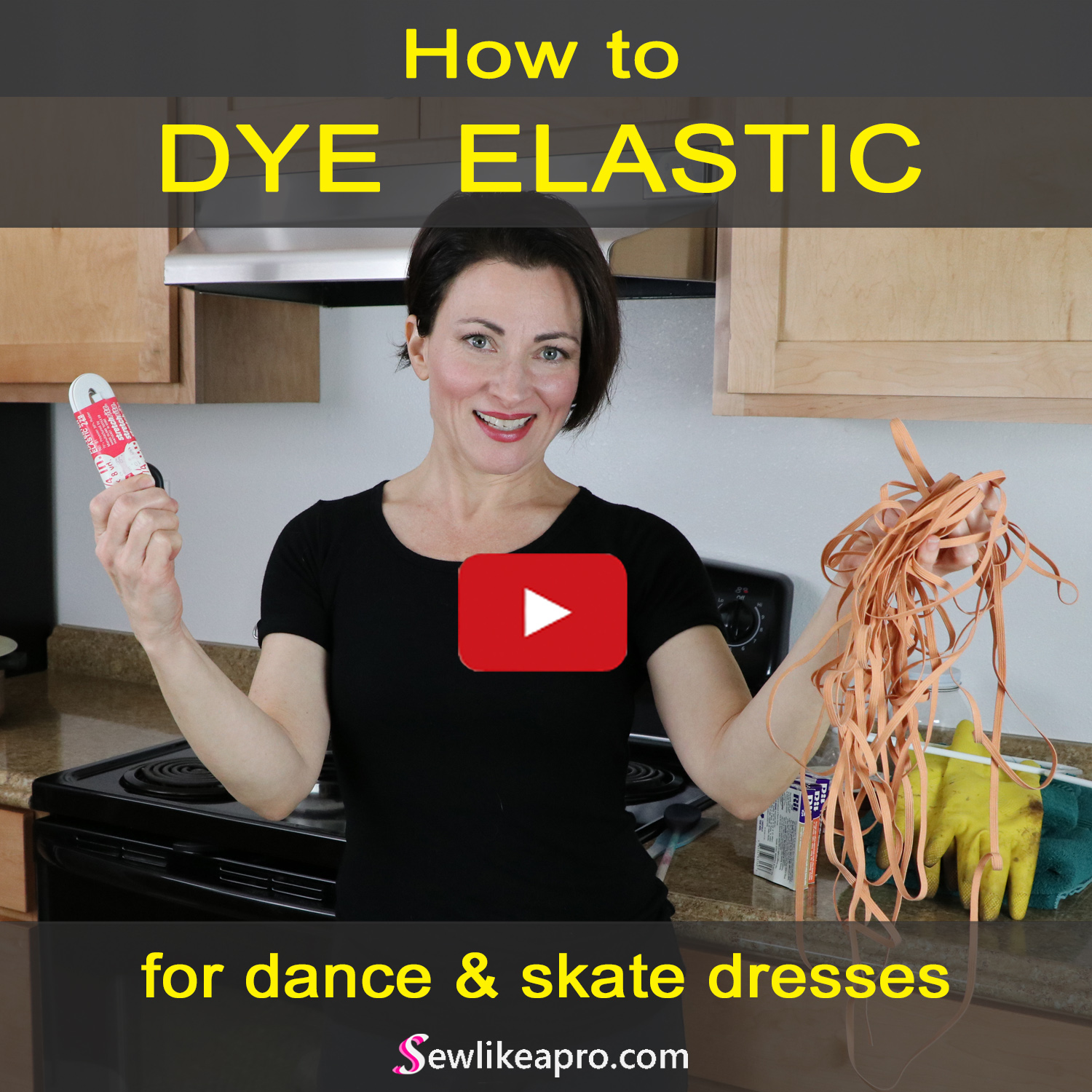 how to dye flesh color elastic for dance and skate costumes