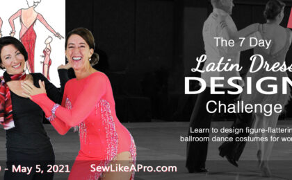 7-day Latin dance dress design challenge, April 29 - May 5, 2021