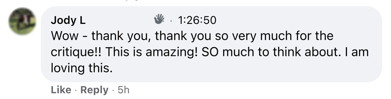 Jody, latin dance dress design challenge testimonial