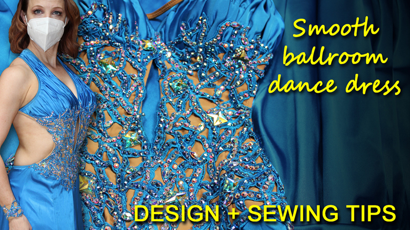 Tips for Sewing a Charmeuse Ballroom Dance Dress