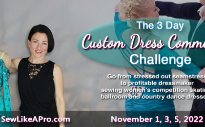 Sewing Challenge: Make Women's Dance Skate Costumes for Income, improve your sewing business.