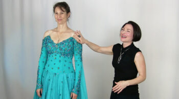 Get professional dressmaker tips for fitting and weight loss alterations, ballroom dance costume, skate dress, dancesport dress