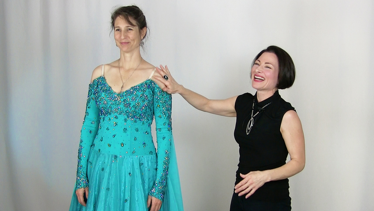 Weight Loss Alterations for Women’s Ballroom Dance Costumes