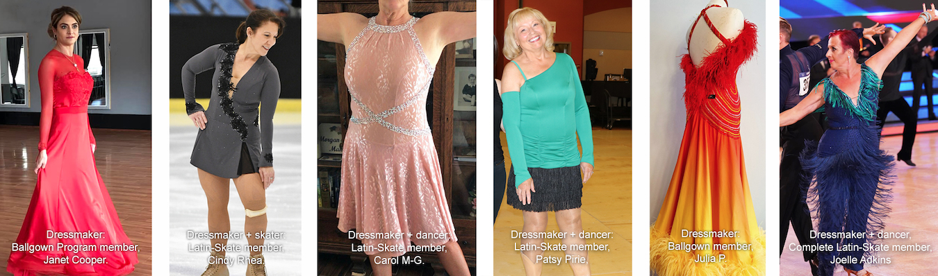 Learn to sew Dancesport, Country, Line Dance, Figure Skating, Artistic Roller skating dresses for women and teenagers. Join the world's best online, interactive sewing school TODAY.