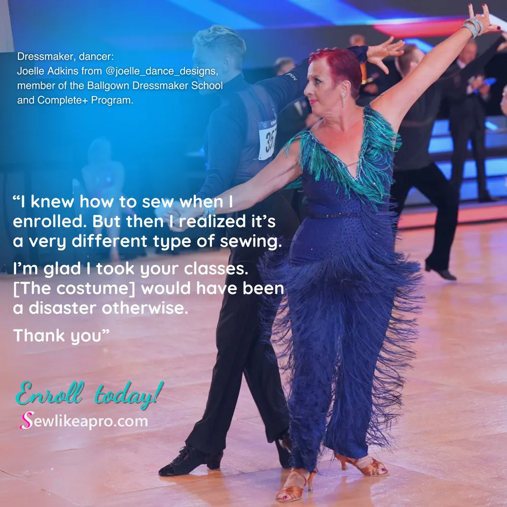 Learn to make Latin dance fringe pants with a plunging V neckline. Ballroom Dancesport dress made by Joelle Adkins, creator of Joelle Dance Designs.... Enroll in the Latin-Skate Dressmaker School today! Online sewing classes for all skill levels.