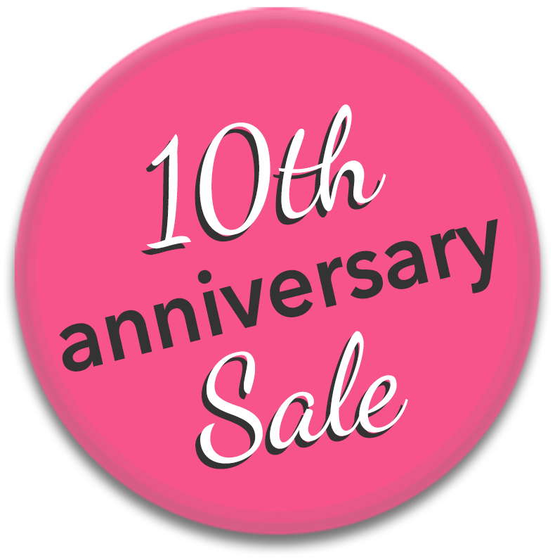 It's our 10th Anniversary!  Save a minimum of 10% on all Sew Like A Pro™ courses exclusively for learning to sew Dancesport Ballroom, Latin, Country, Line dance and adult Artistic Roller, Ice Dance, Figure Skating dresses.