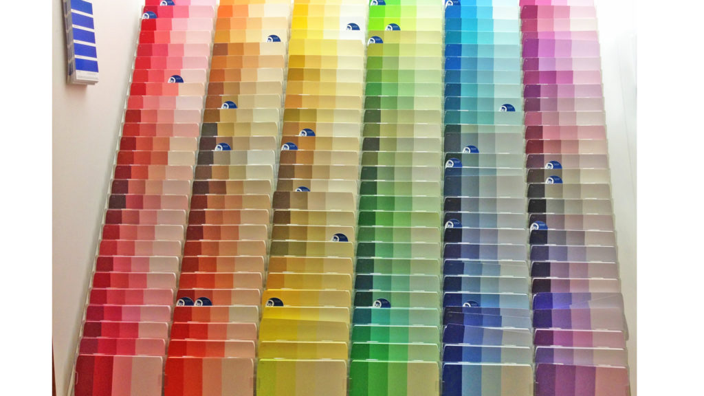 paint displays offer free ways to help choose perfect dance skate costume colors