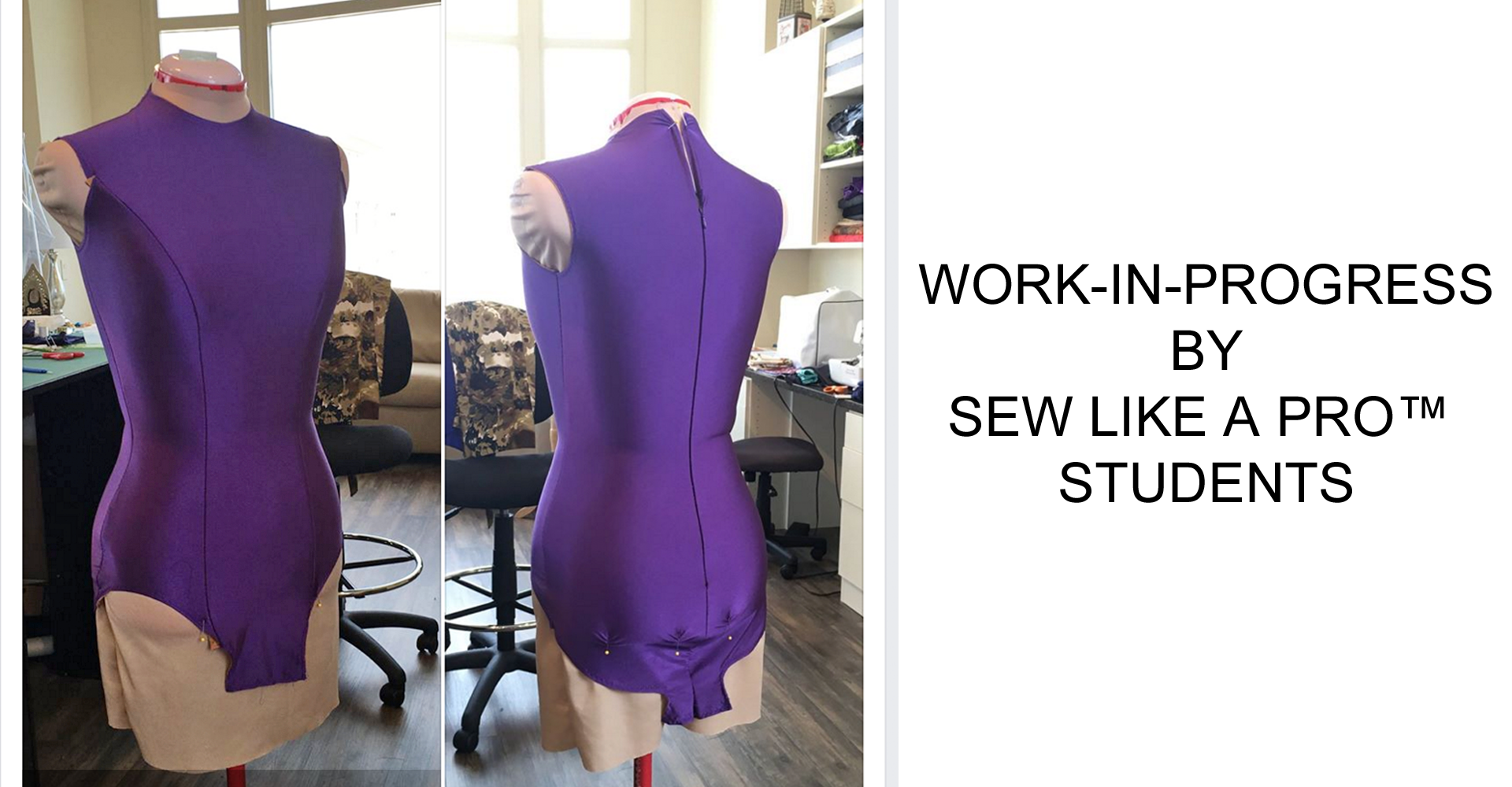 Showcase Sew Like A Pro™ Students’ Work