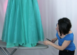 trimming skirt